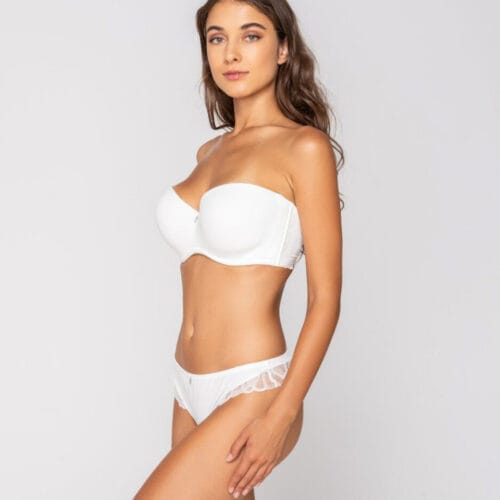 Luna Melody Νυφικό Στράπλες Σουτιέν με Ελαφριά Ενίσχυση